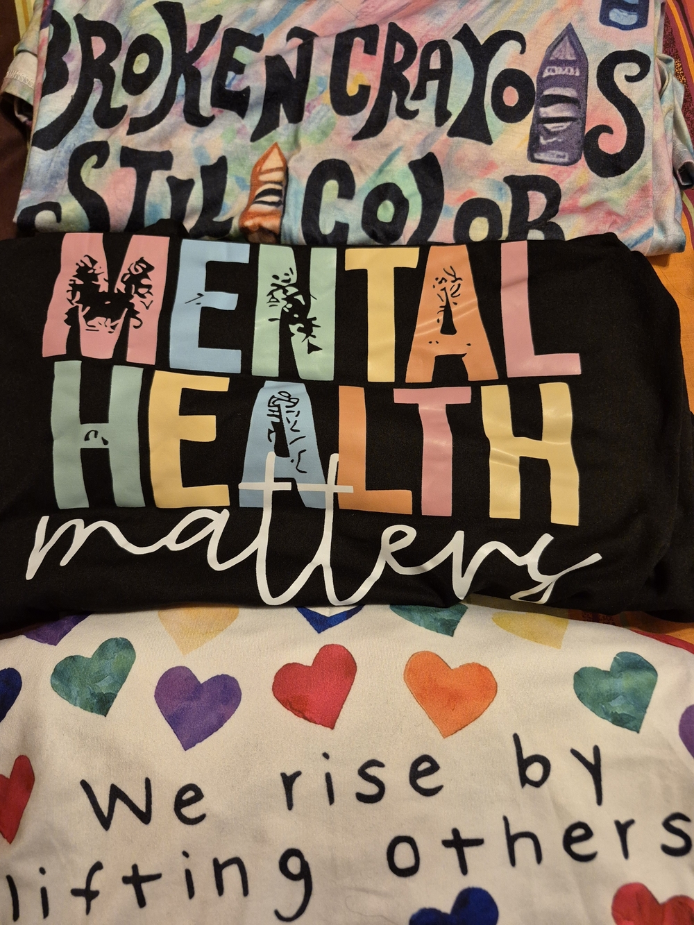 Source Unknown X3 Graphic Teacher Tees With Inspirational Quotes